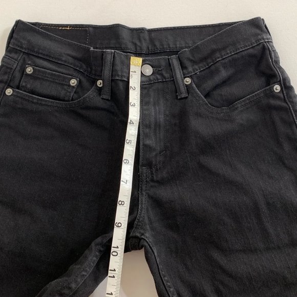 Levi's Mens 29 x 25 Black 514 Straight Flex Fit Denim Jean Stretch - Picture 11 of 15